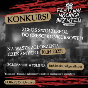 Zagraj na XXII Festiwalu Mocnych Brzmień