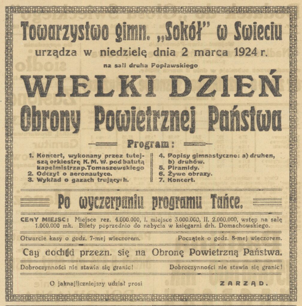 Drukarnia i księgarnia Franciszka Domachowskiego 05.03.1924